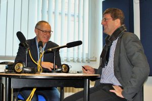 Aktion vor Ort: Wie geht Radio? Das testete MdL Thomas Marquardt (SPD) am 25. November 2016 in Münster per „Rollentausch“